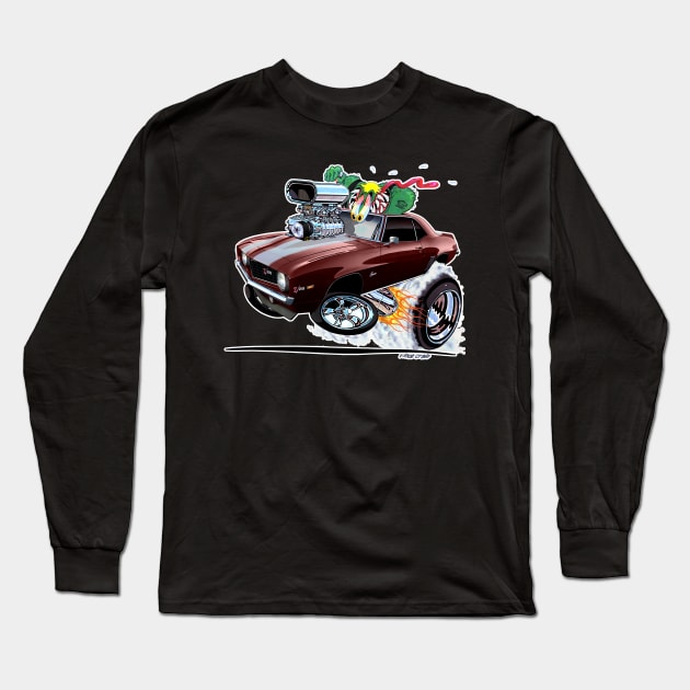 Z RATED 1969 Camaro Z28 Long Sleeve T-Shirt by vincecrain